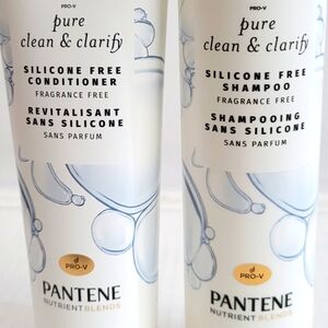 Pantene Pro-V Pure Clean a d Clarify fragrance free Shampoo & Conditioner set